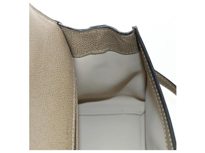 Valextra Isidide Hand Bag Leather 2way Beige Gold - vista 25
