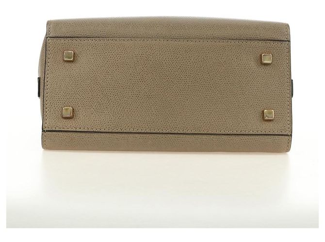 Valextra Isidide Hand Bag Leather 2way Beige Gold - vista 5
