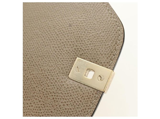 Valextra Isidide Hand Bag Leather 2way Beige Gold - vista 9