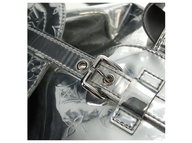 LOUIS VUITTON Monogram Miroir ChristopherPM Backpack Silver M58756 bs35728SAV - vista 26