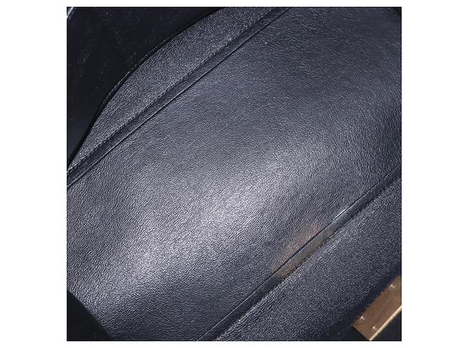 Céline CELINE Trapeze Hand Bag Leather 2way Red Black - vista 11