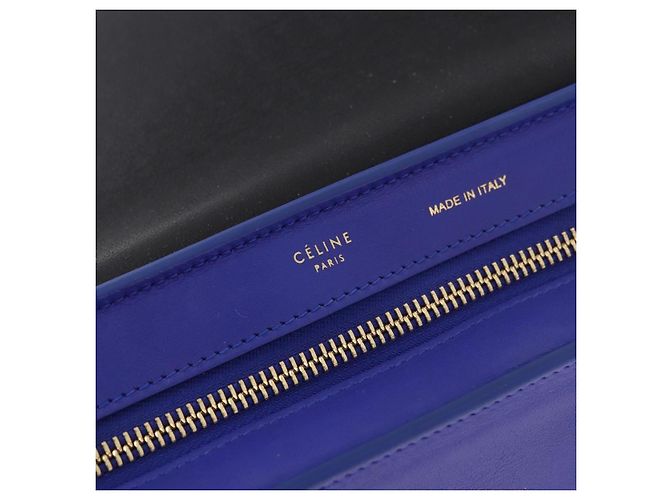 Céline CELINE Trapeze Hand Bag Leather 2way Red Black - vista 23