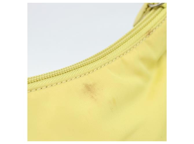 PRADA Hand Pouch Nylon Yellow Silver - vista 10