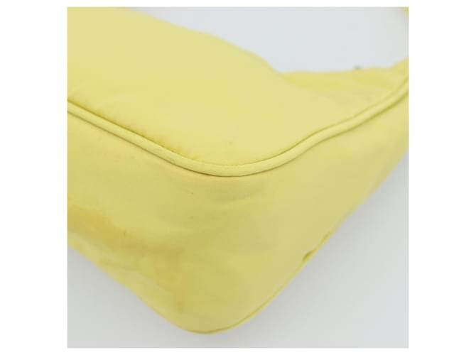 PRADA Hand Pouch Nylon Yellow Silver - vista 15