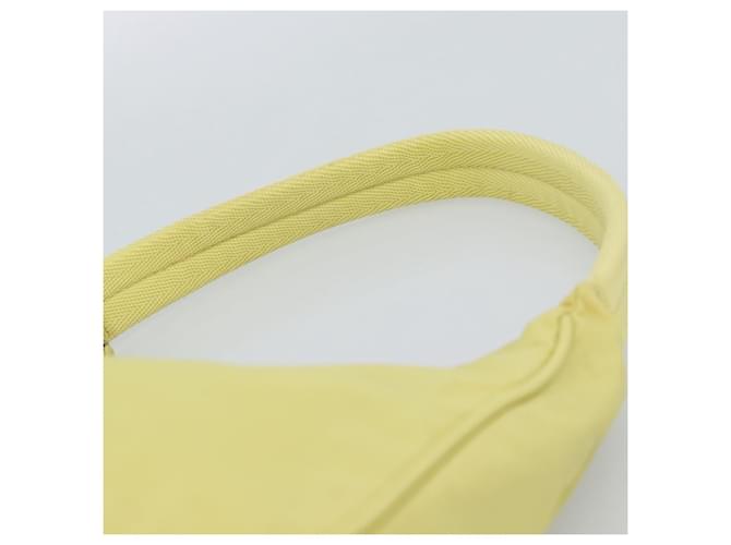 PRADA Hand Pouch Nylon Yellow Silver - vista 8