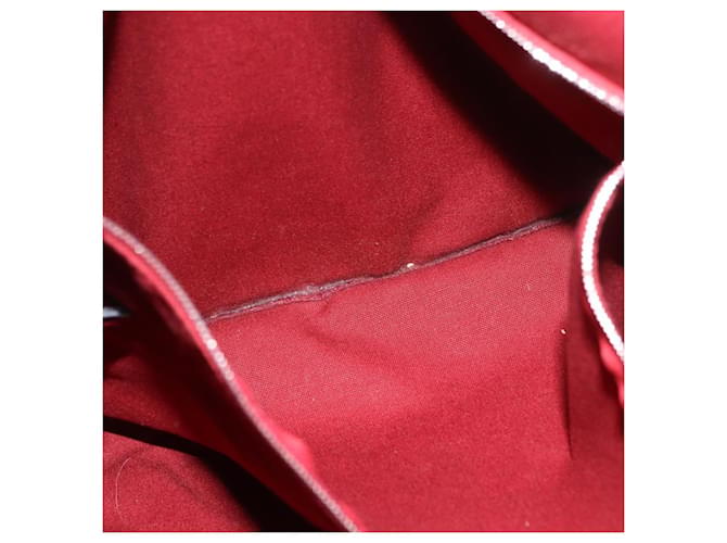Hermès HERMES Bathas Shoulder Bag Canvas Red Silver - vista 21