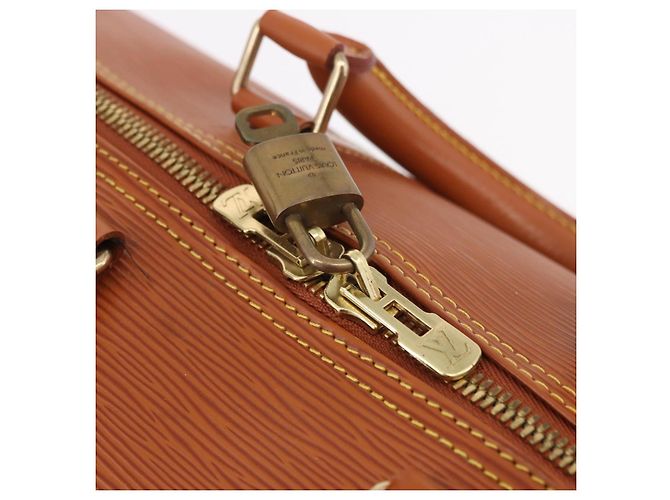 LOUIS VUITTON Epi Keepall 45 Boston Bag Brown M42978 LV - vista 9