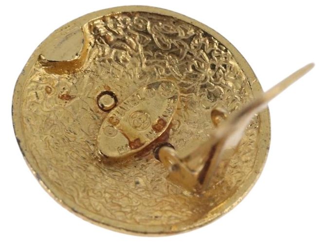 CHANEL Earring Metal Gold Tone CC - vista 10