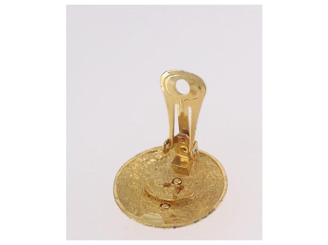 CHANEL Earring Metal Gold Tone CC - vista 11
