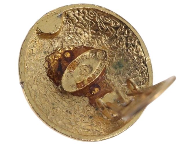 CHANEL Earring Metal Gold Tone CC - vista 5