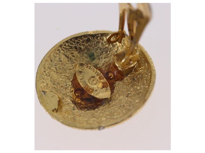 CHANEL Earring Metal Gold Tone CC - vista 7