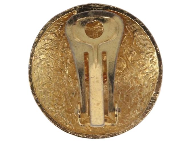 CHANEL Earring Metal Gold Tone CC - vista 9