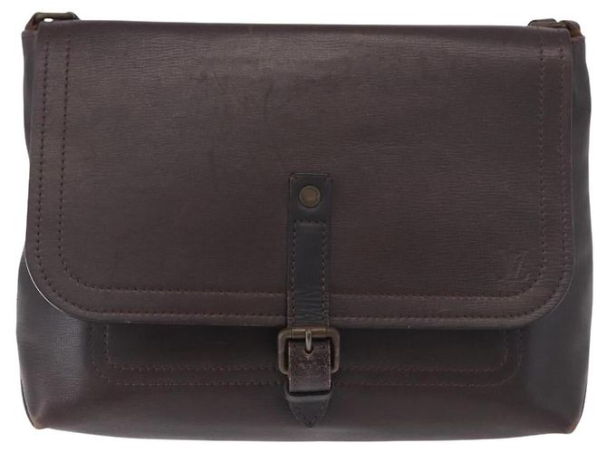 LOUIS VUITTON Utah Ohama Shoulder Bag Leather Brown M92994 LV - vista 2
