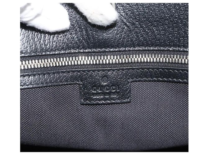 GUCCI Sac à main Jumbo GG Canvas 2way Noir Argent 678839 - vue 16