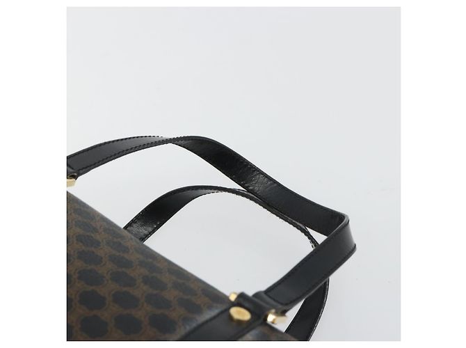 Céline CELINE Macadam Canvas Mini Boston Bag PVC Black Gold - view 9