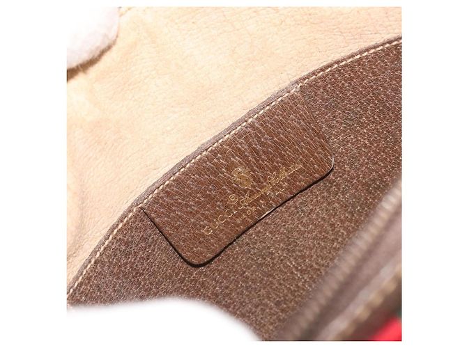 GUCCI GG Supreme Shoulder Bag PVC Leather Beige Gold - vista 16