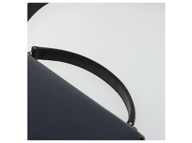 Céline CELINE Hand Bag Leather 2way Navy Gold - vista 8