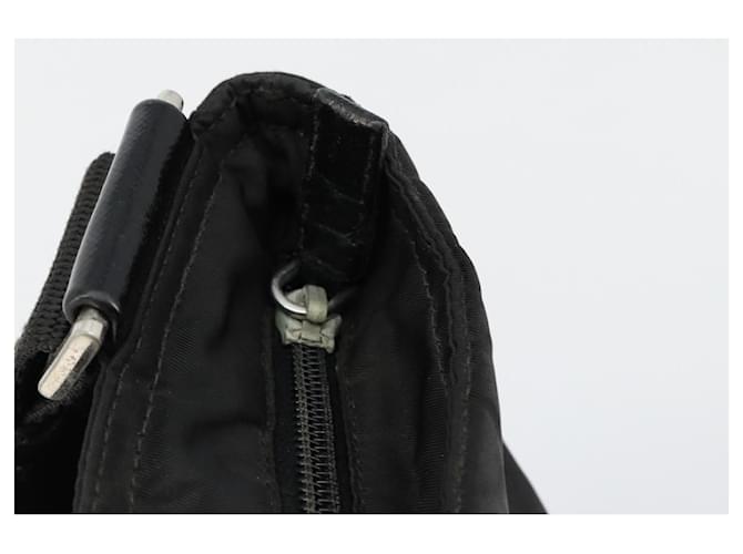 PRADA Shoulder Bag Nylon Black Silver - vista 10