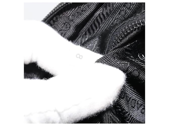 PRADA Shoulder Bag Nylon Black Silver - vista 12