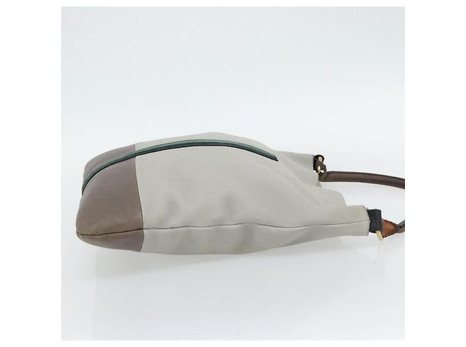 Céline CELINE Shoulder Bag Leather Gray Gold - vista 4