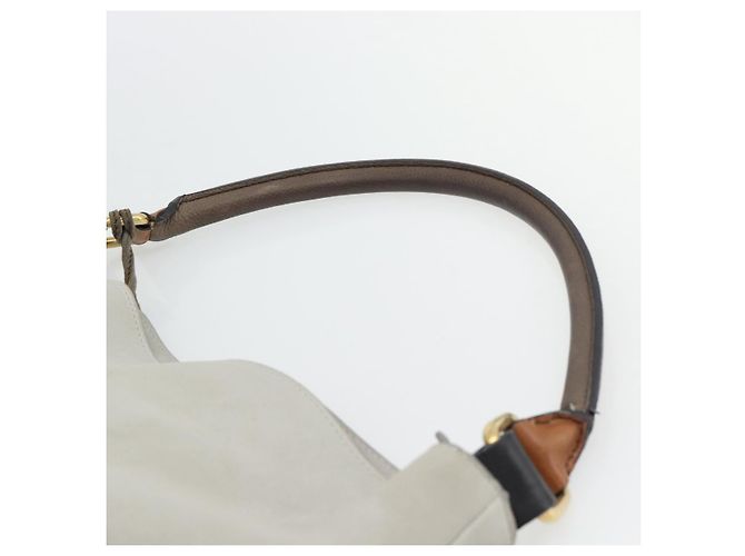 Céline CELINE Shoulder Bag Leather Gray Gold - vista 8