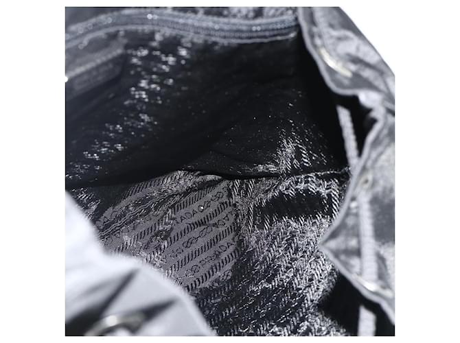 PRADA Rucksack Nylon Black Silver - Ansicht 18