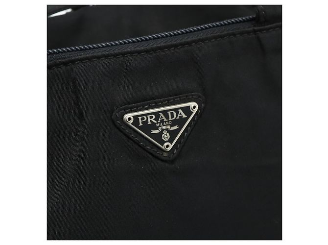 PRADA Handtasche Nylon Black Silver - Ansicht 14