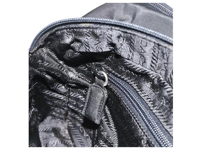 PRADA Handtasche Nylon Black Silver - Ansicht 20