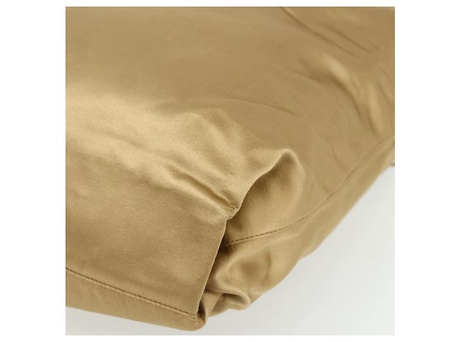 PRADA Chain Tote Bag Satin Gold - vista 10