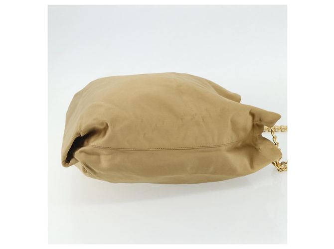 PRADA Chain Tote Bag Satin Gold - vista 5