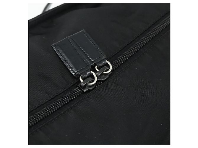 PRADA Tote Bag Nylon Black Silver - vista 15