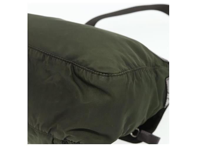 PRADA Shoulder Bag Nylon Khaki Silver - vista 12