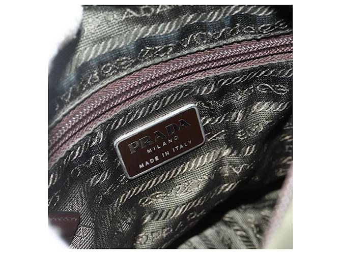 PRADA Shoulder Bag Nylon Khaki Silver - vista 22
