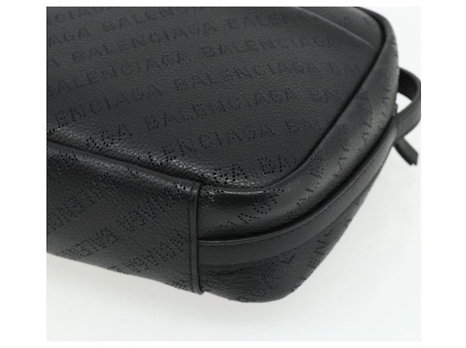 BALENCIAGA Every Day Shoulder Bag Leather Black 679267 - vista 10