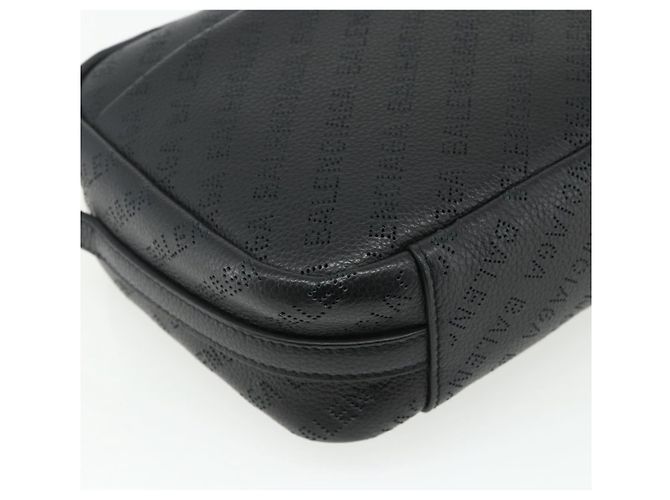 BALENCIAGA Every Day Shoulder Bag Leather Black 679267 - vista 11