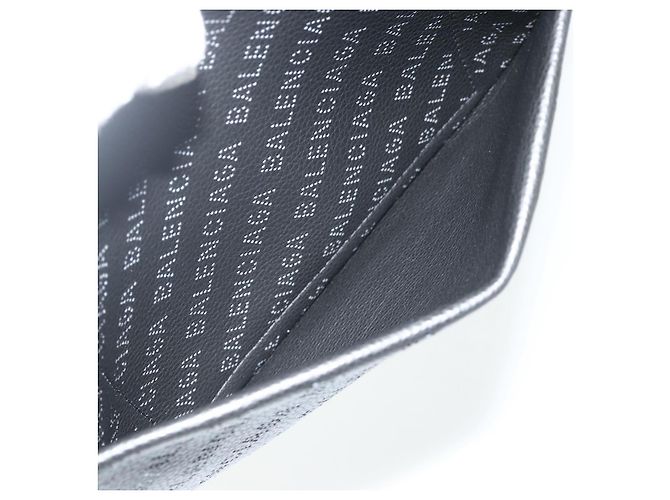 BALENCIAGA Every Day Shoulder Bag Leather Black 679267 - vista 20