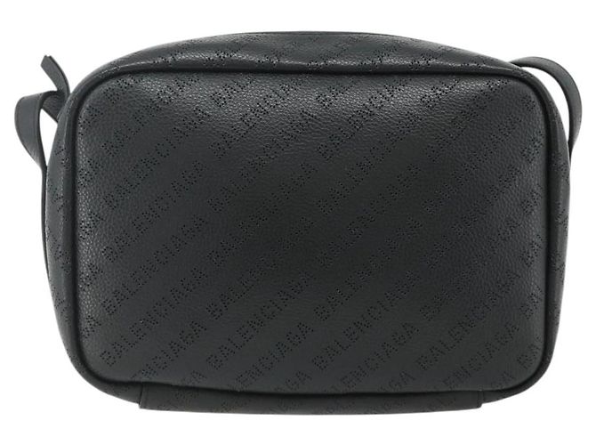 BALENCIAGA Every Day Shoulder Bag Leather Black 679267 - vista 3