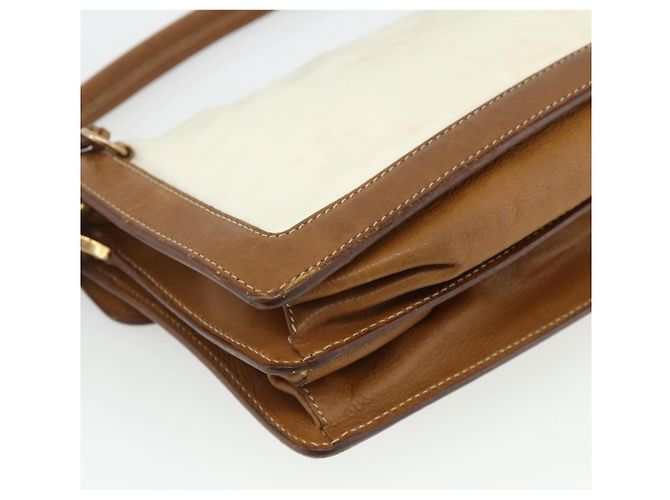 PRADA Shoulder Bag Nylon Ivory Gold - vista 13