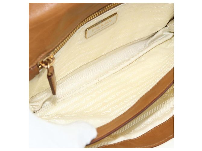 PRADA Shoulder Bag Nylon Ivory Gold - vista 17
