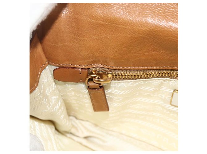 PRADA Shoulder Bag Nylon Ivory Gold - vista 20