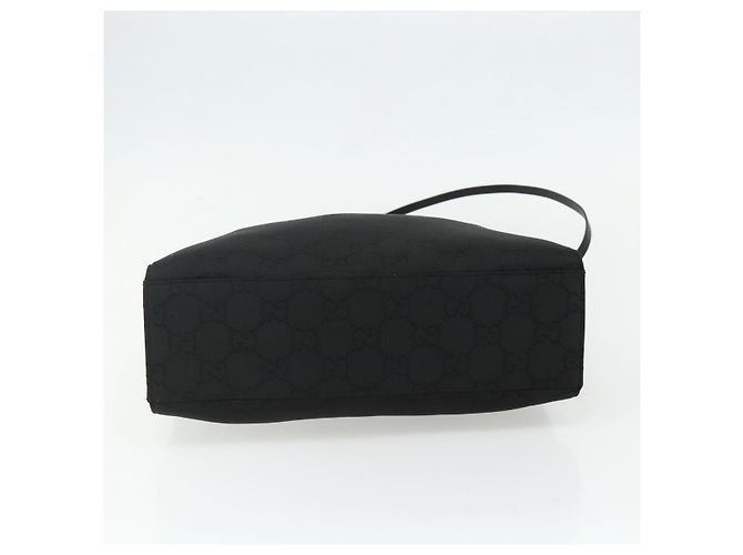 GUCCI Bamboo GG Canvas Hand Bag 2way Black Silver 002 1016 - vista 11