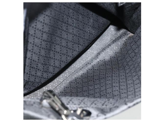 GUCCI Bamboo GG Canvas Hand Bag 2way Black Silver 002 1016 - vista 25