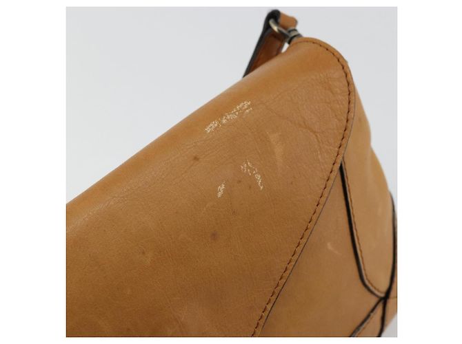 Chloé Chloe Shoulder Bag Leather Beige Gold - vista 14