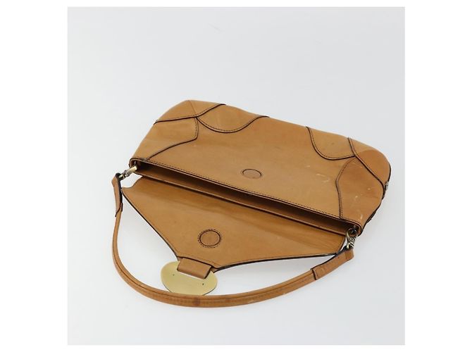 Chloé Chloe Shoulder Bag Leather Beige Gold - vista 16