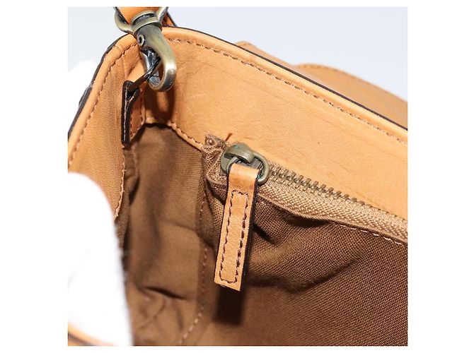 Chloé Chloe Shoulder Bag Leather Beige Gold - vista 20