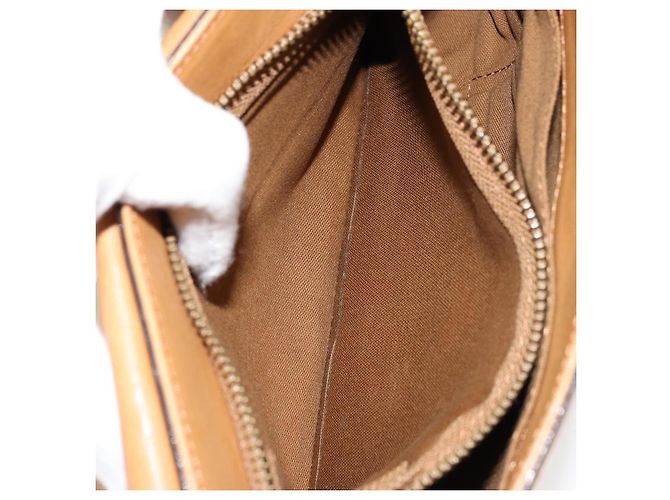 Chloé Chloe Shoulder Bag Leather Beige Gold - vista 21