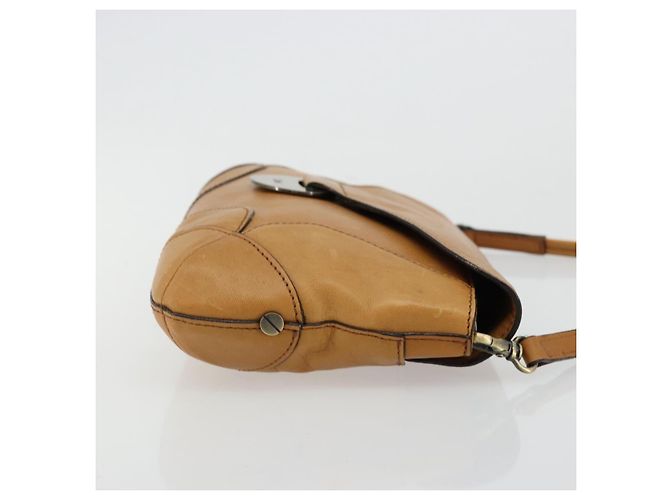 Chloé Chloe Shoulder Bag Leather Beige Gold - vista 4