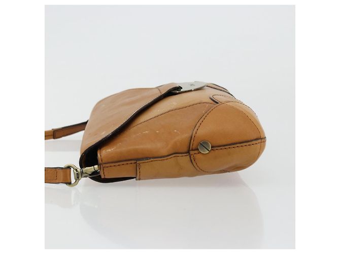 Chloé Chloe Shoulder Bag Leather Beige Gold - vista 5