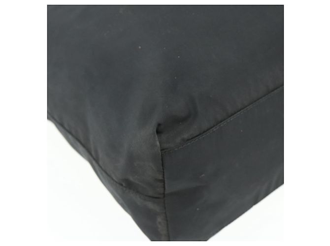 PRADA Tote Bag Nylon Black Silver - vista 13