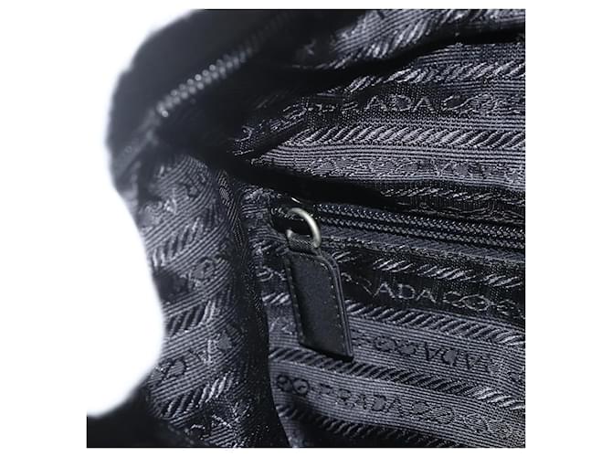 PRADA Tote Bag Nylon Black Silver - vista 20